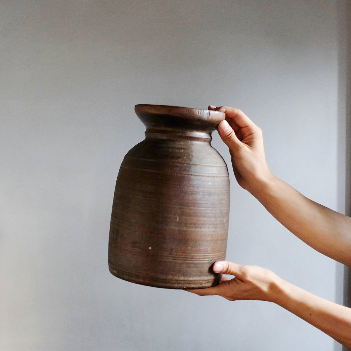 Wooden Pot 木製壺M