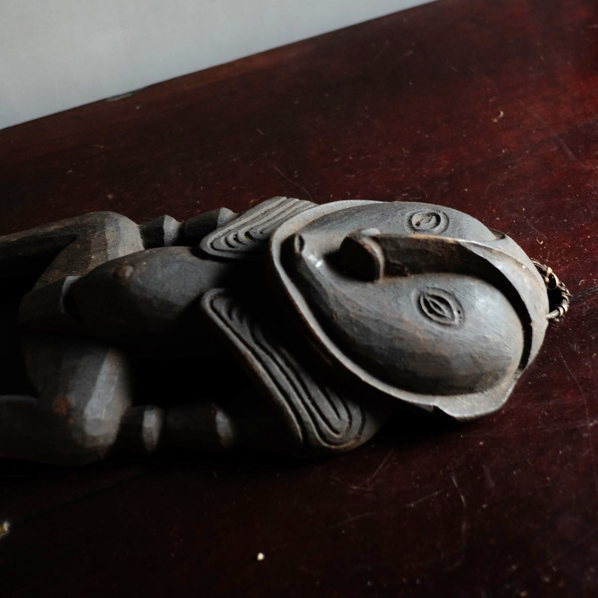 Papua New Guinea wooden statue パプアニューギニア 木製像