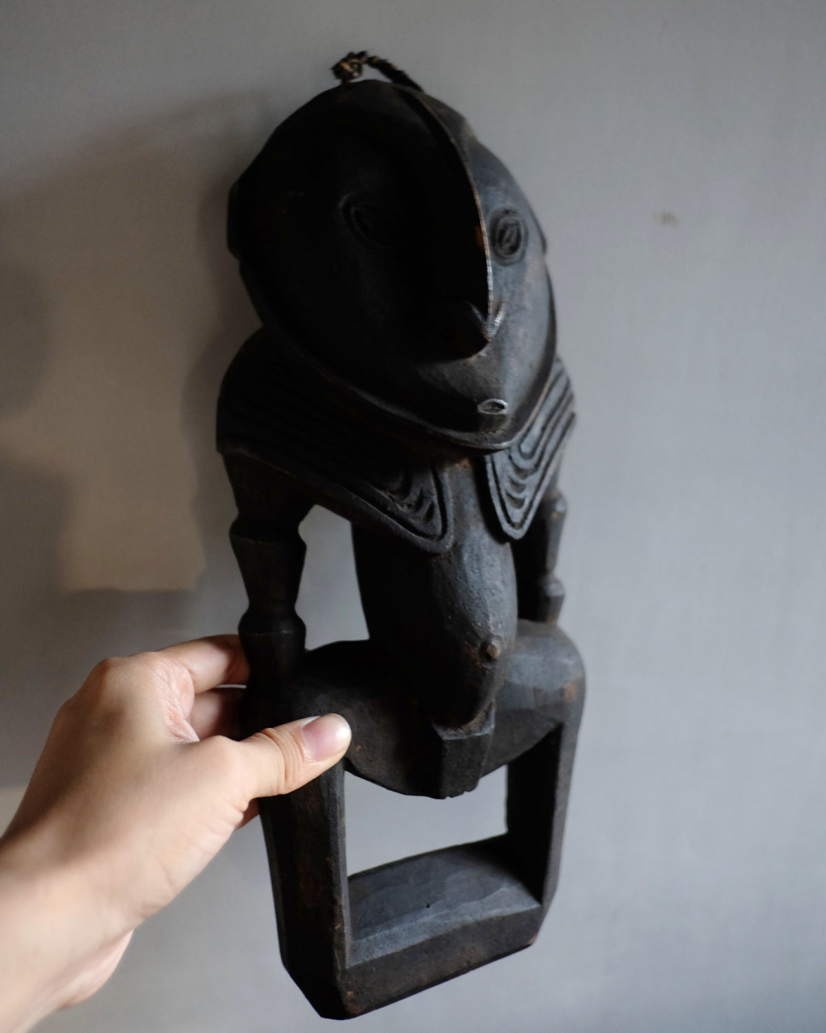 Papua New Guinea wooden statue パプアニューギニア 木製像