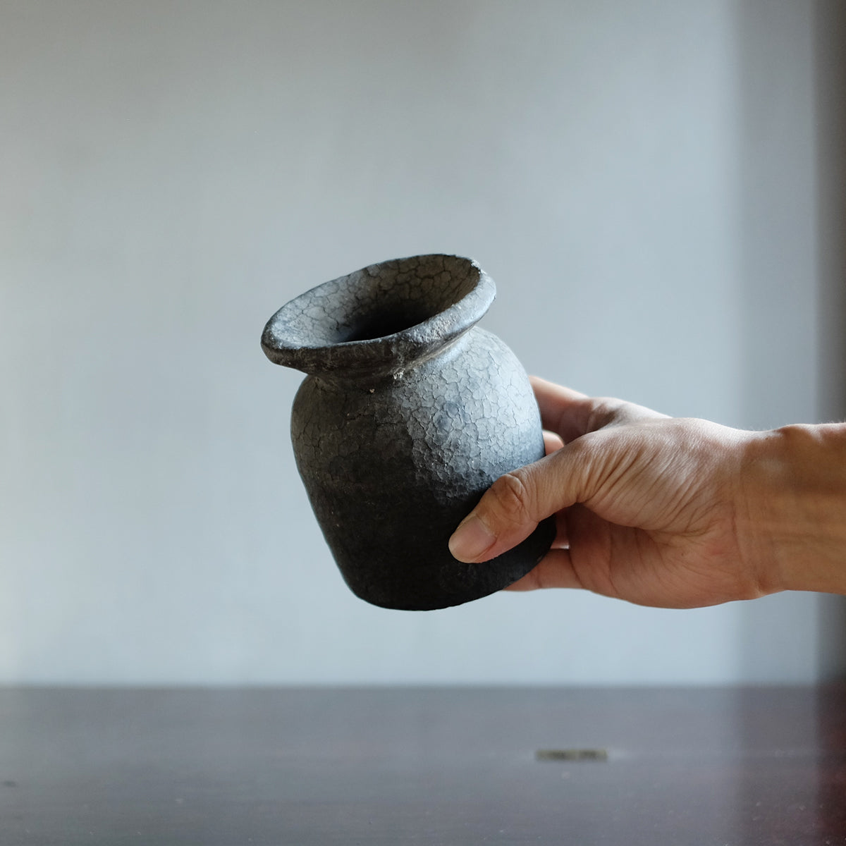 Wooden Small Vase  木製小壺